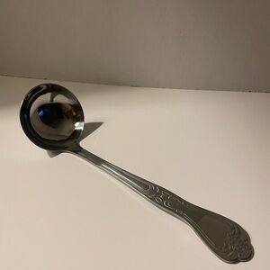 SPOONFUL OF COMFORT Metal Serving Ladle  9" Long Handle Soup Chili